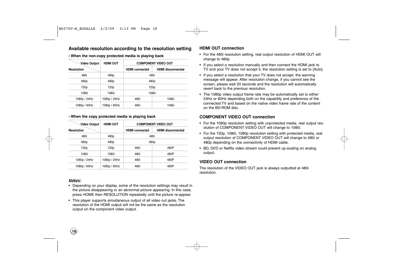 LG BD370 User Manual | Page 18 / 52