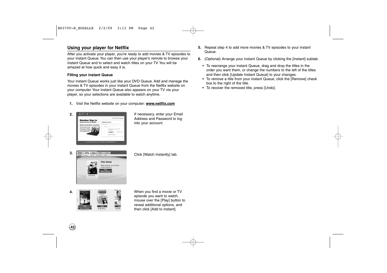 LG BD370 User Manual | Page 42 / 52