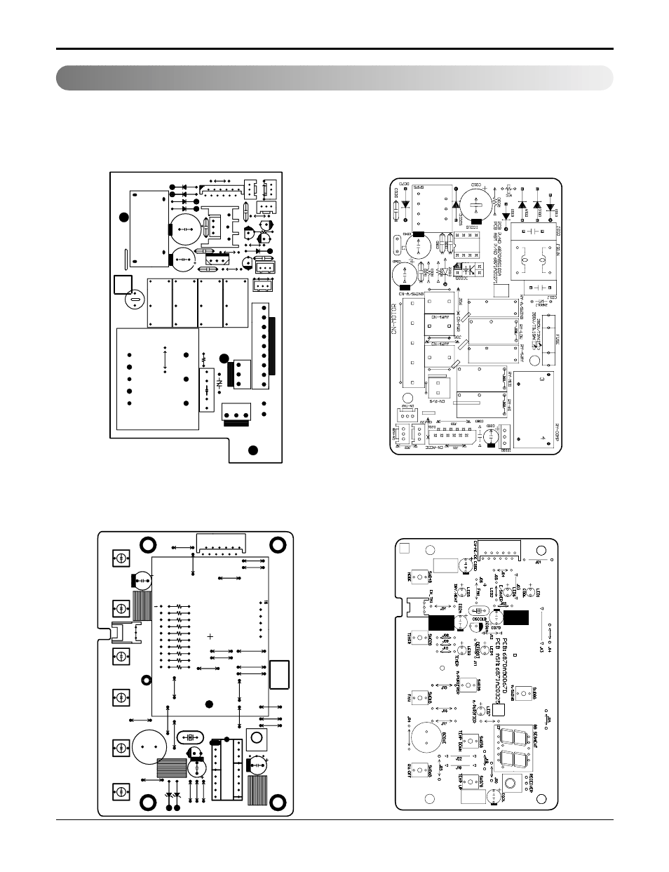 Components location, Schematic diagram 26 room air conditioner, Display p.c.b assembly | LG LW1500PR User Manual | Page 26 / 50