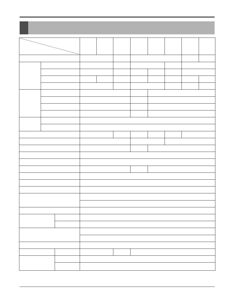 Product specifications | LG LW1500PR User Manual | Page 6 / 50