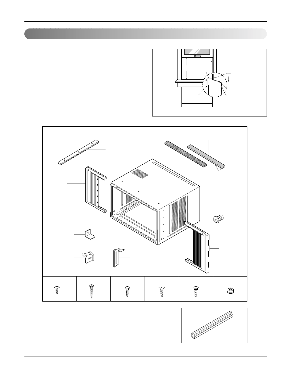 How to install, 8 room air conditioner installation, When using installation kits | LG LW1500PR User Manual | Page 8 / 50