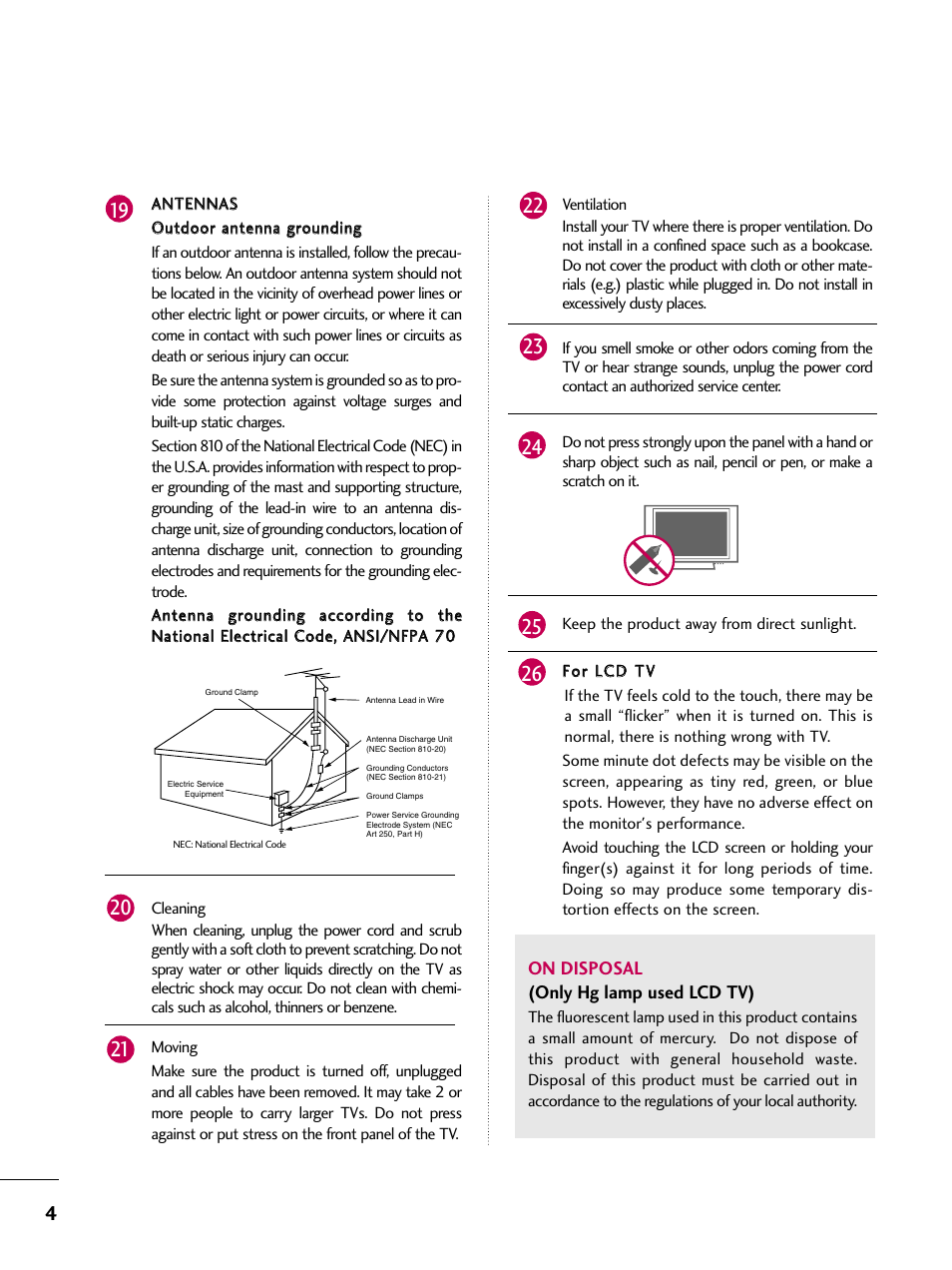 LG SAC30708043 User Manual | Page 6 / 134