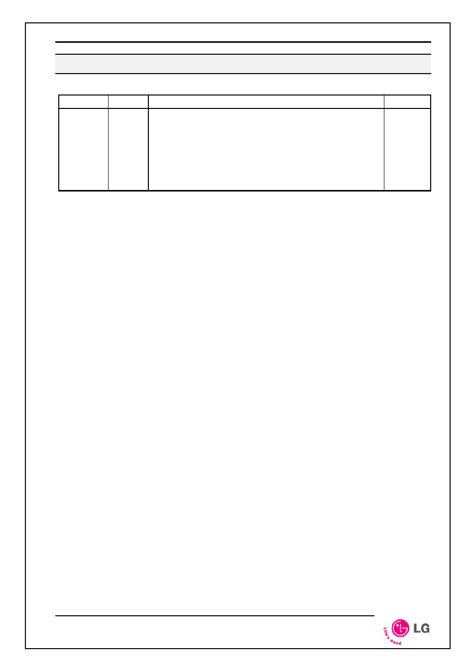 Revision history | LG LIP-6812 User Manual | Page 2 / 13