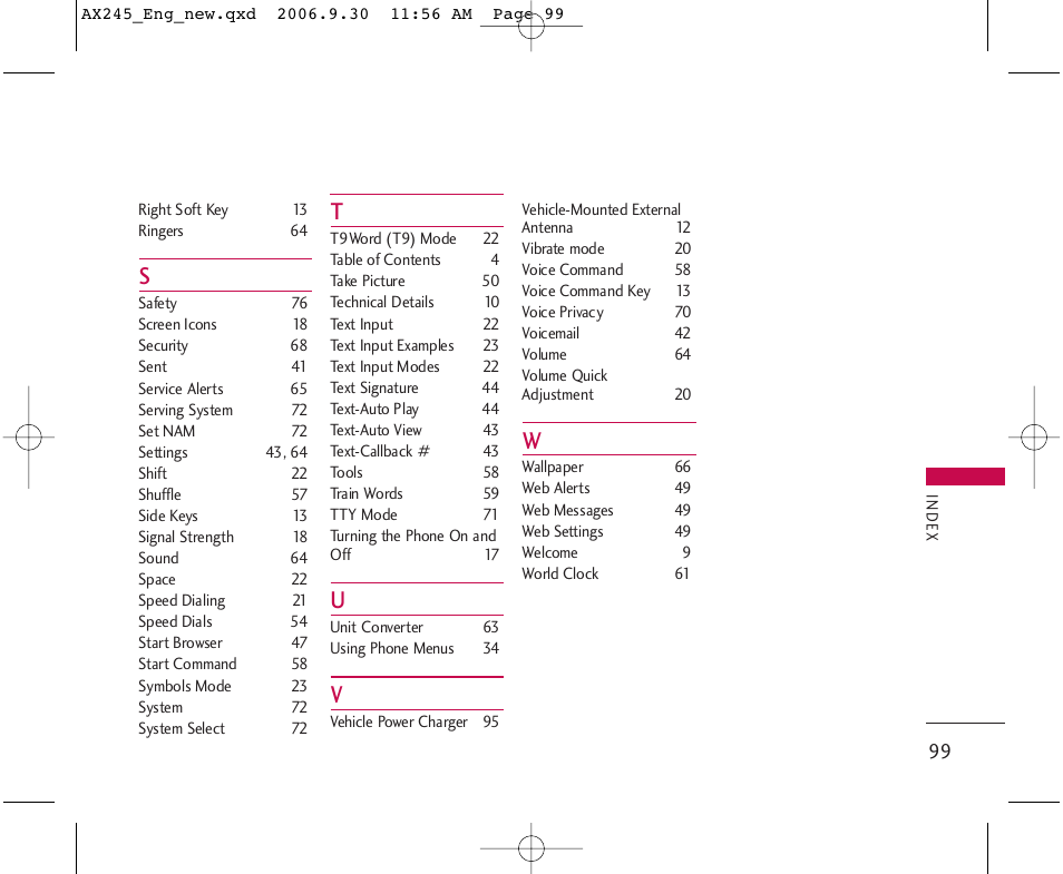 LG AX245 User Manual | Page 101 / 200