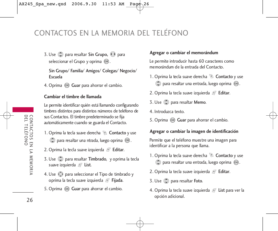 LG AX245 User Manual | Page 127 / 200