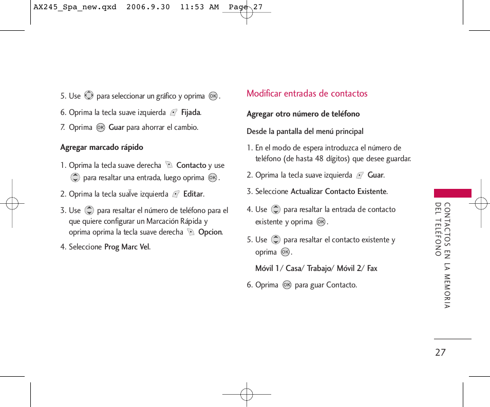 LG AX245 User Manual | Page 128 / 200