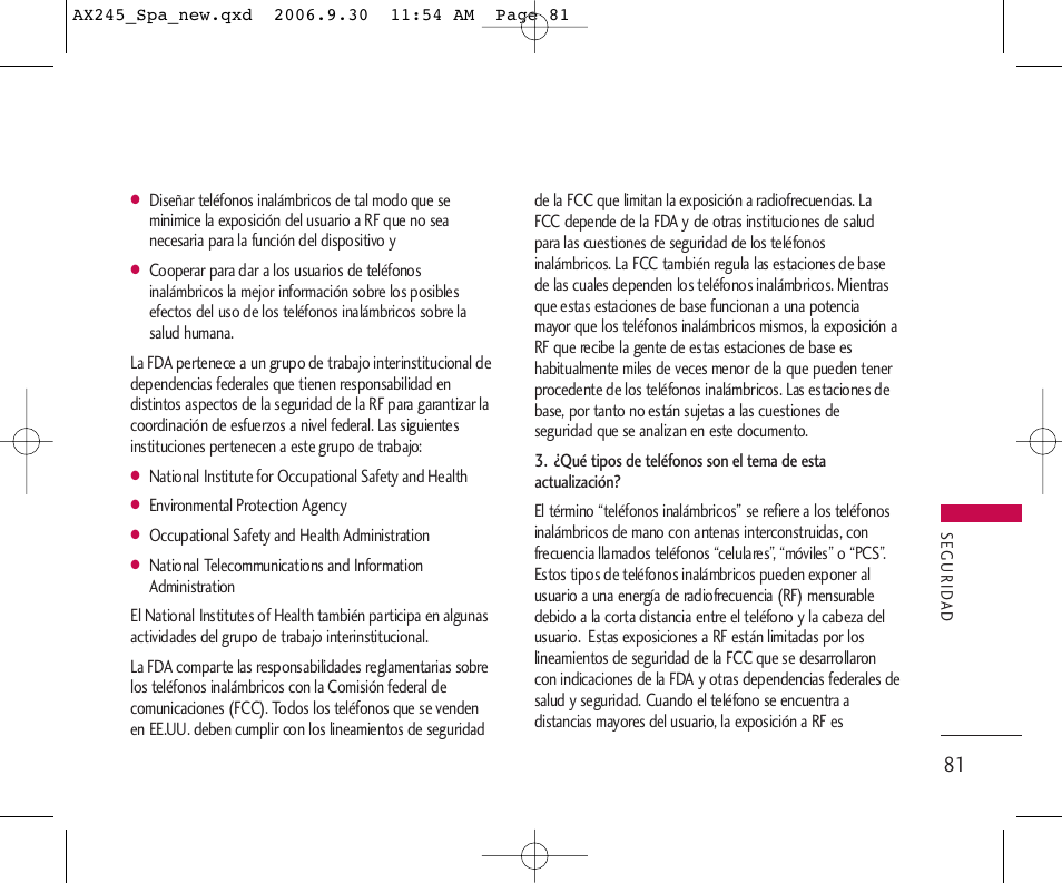 LG AX245 User Manual | Page 182 / 200