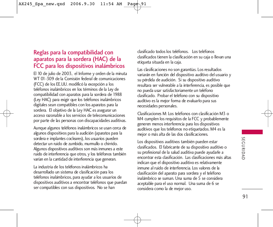 LG AX245 User Manual | Page 192 / 200