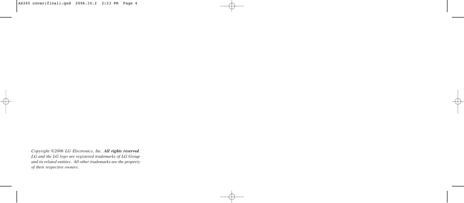 LG AX245 User Manual | Page 2 / 200