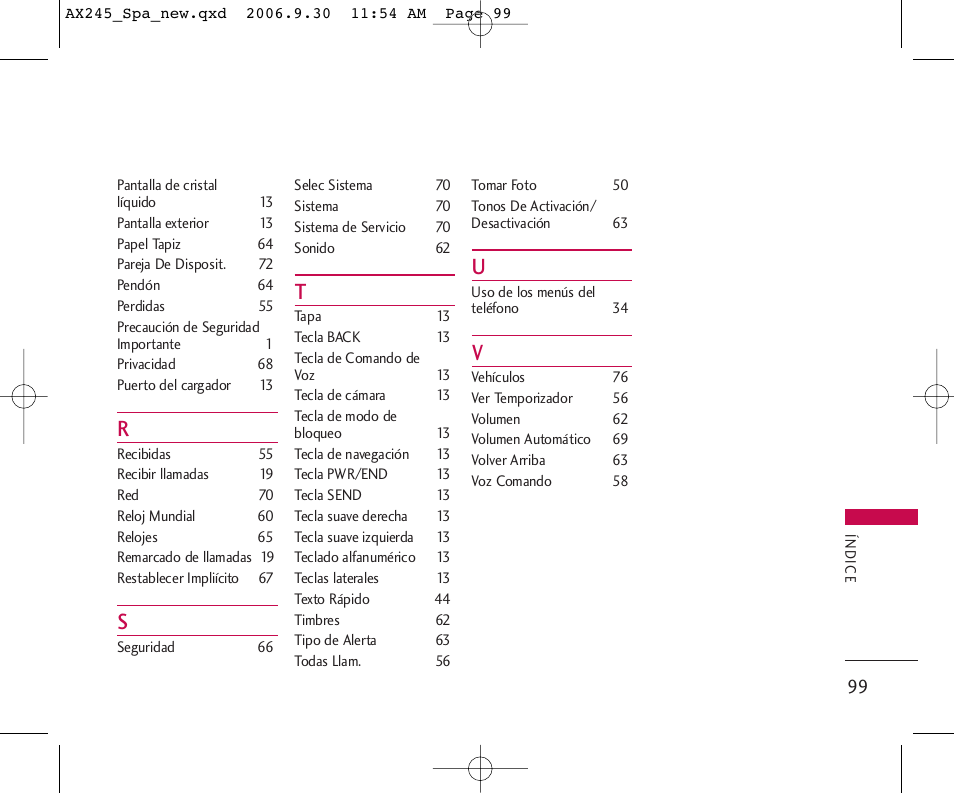LG AX245 User Manual | Page 200 / 200