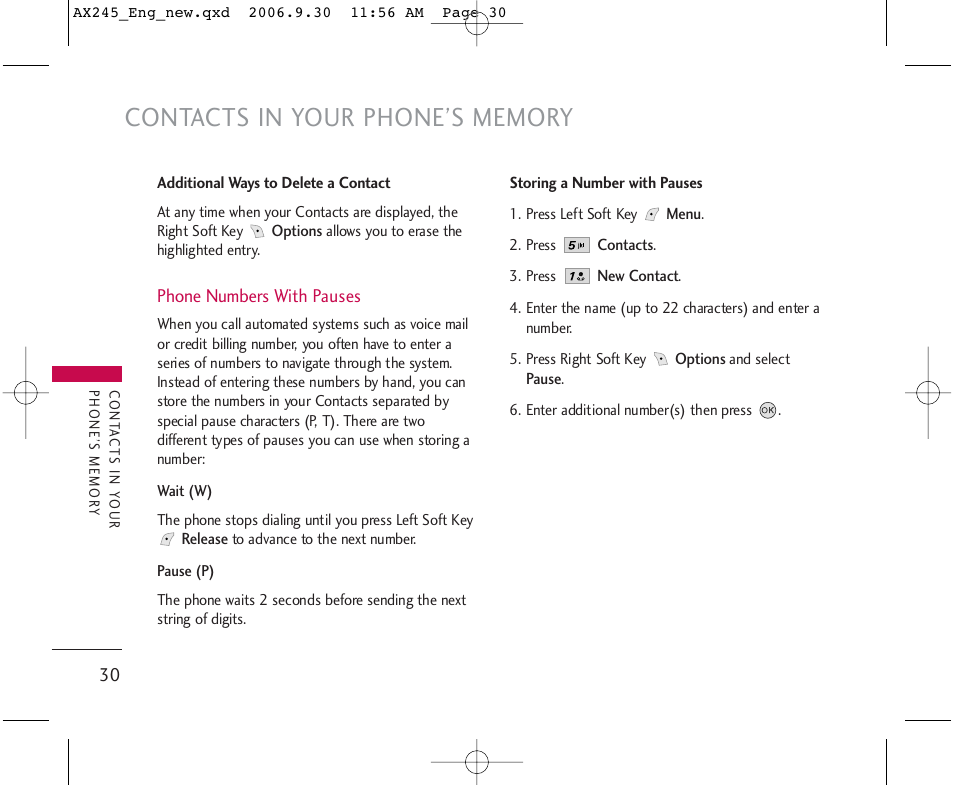 LG AX245 User Manual | Page 32 / 200