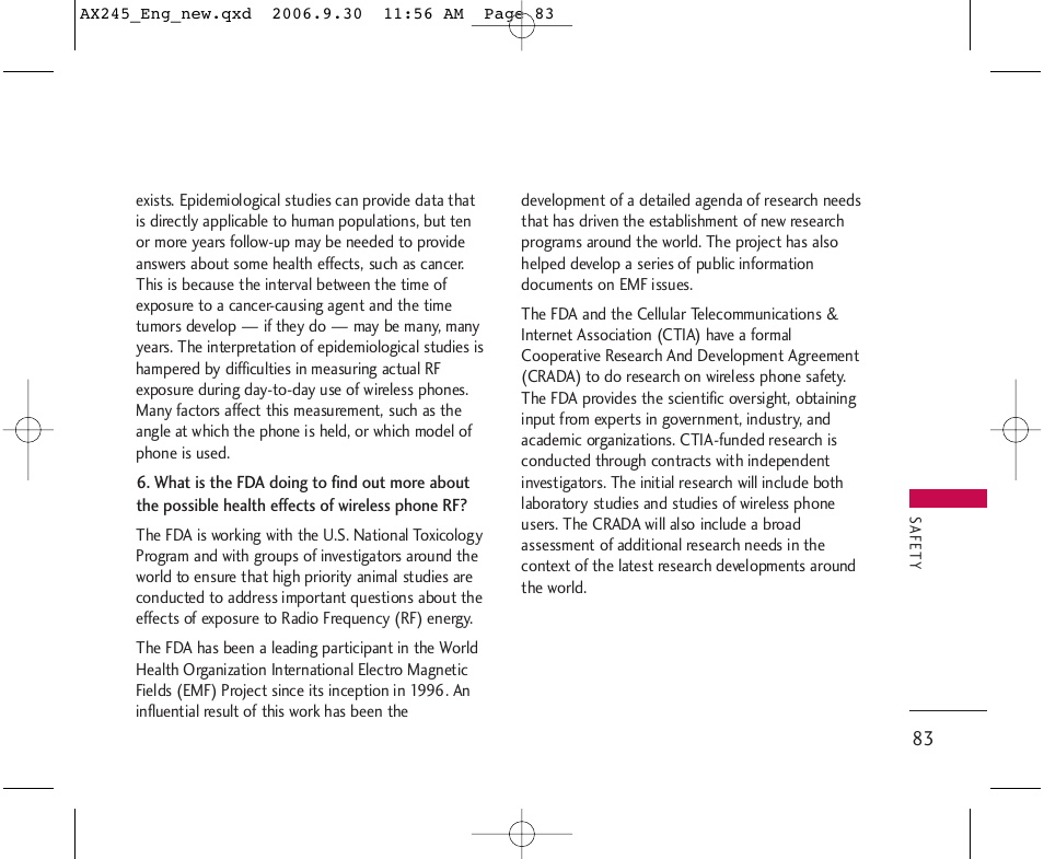 LG AX245 User Manual | Page 85 / 200