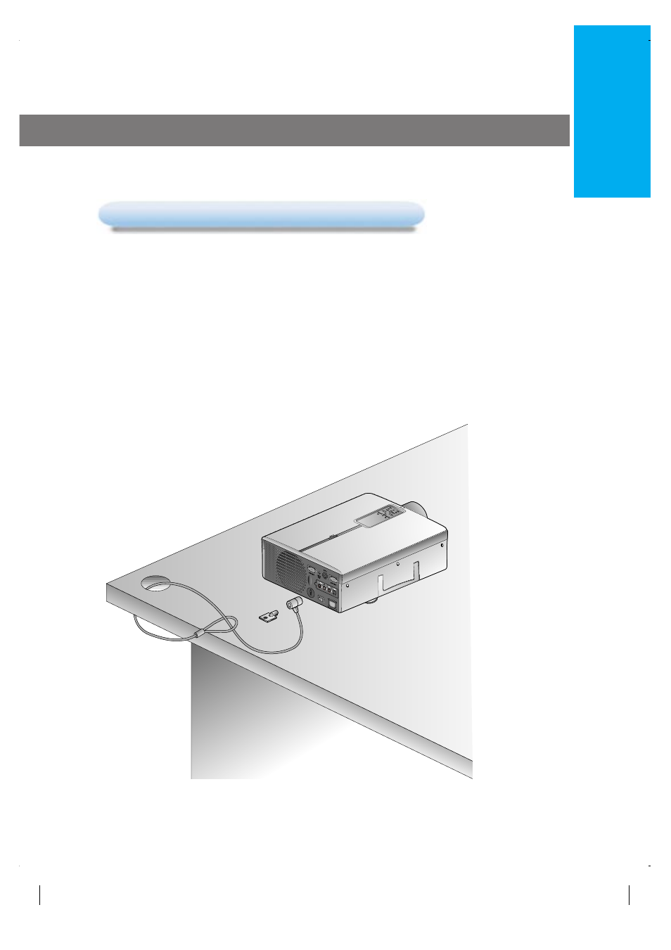 Using kensington security system, English | LG LP-XG2 User Manual | Page 13 / 46