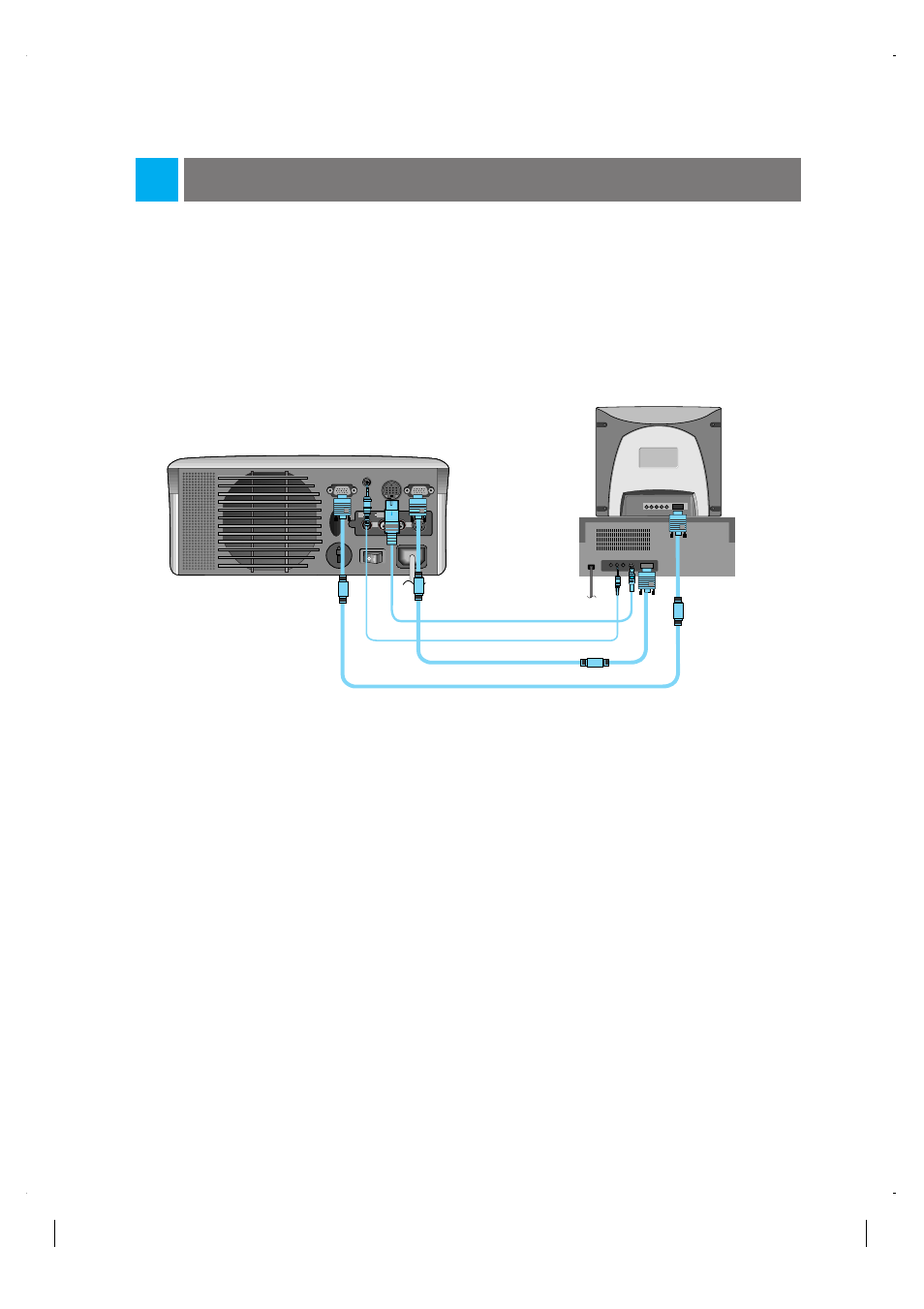 Connecting to a desktop pc, How to connect, Ab d c | LG LP-XG2 User Manual | Page 16 / 46