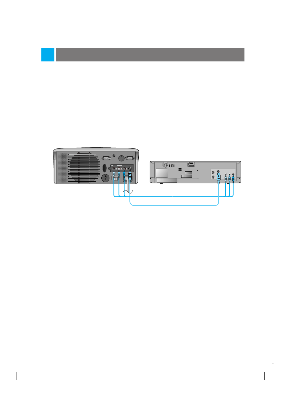 Connecting to a video source, How to connect 1, How to connect 2 | LG LP-XG2 User Manual | Page 22 / 46