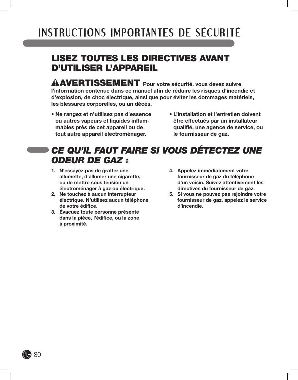 LG DLE2101W User Manual | Page 80 / 112