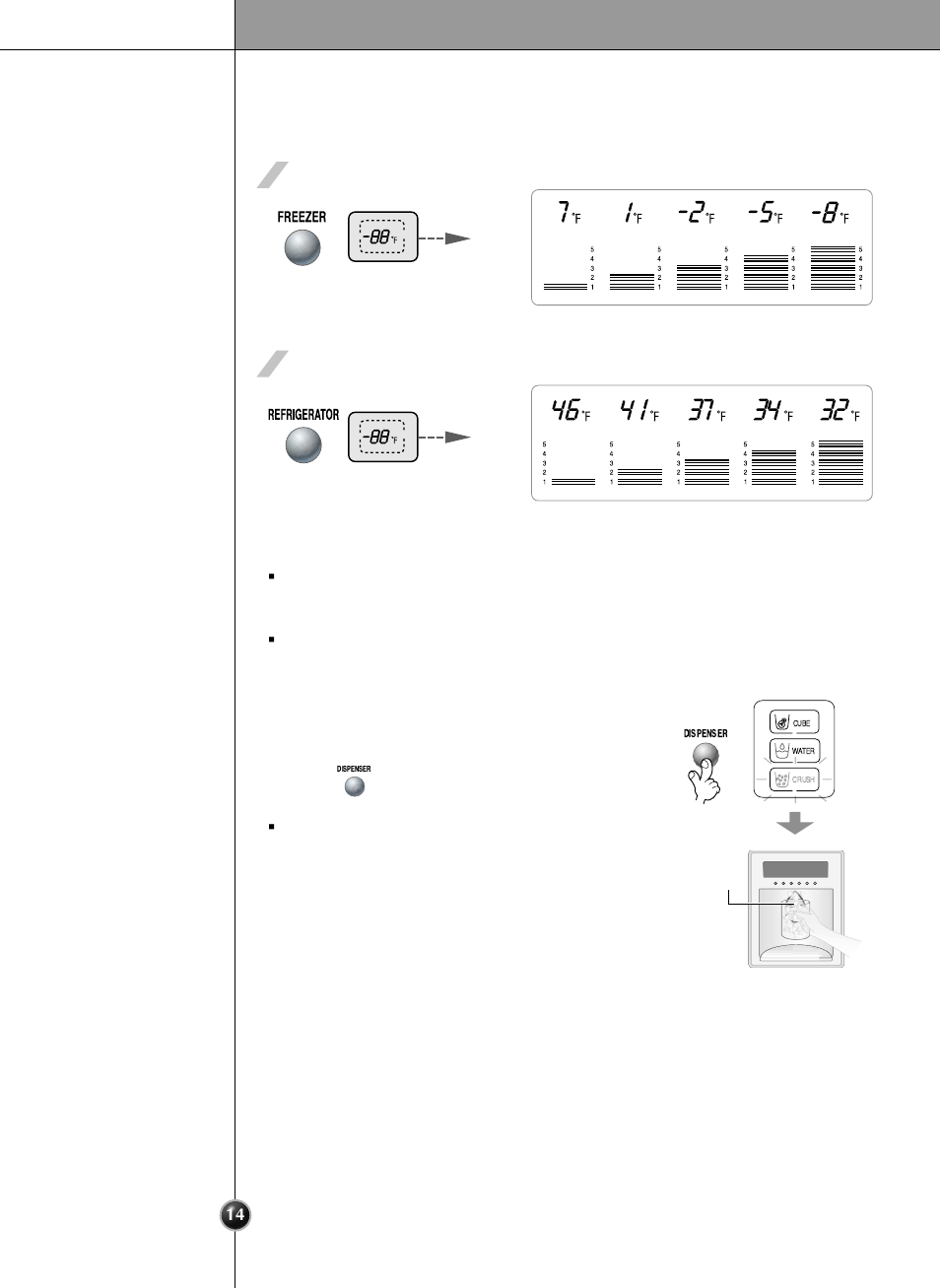 Operation | LG LRSC 26944SW  EN User Manual | Page 14 / 32