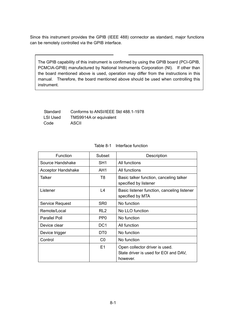 Gpib | LG 3803 User Manual | Page 42 / 57