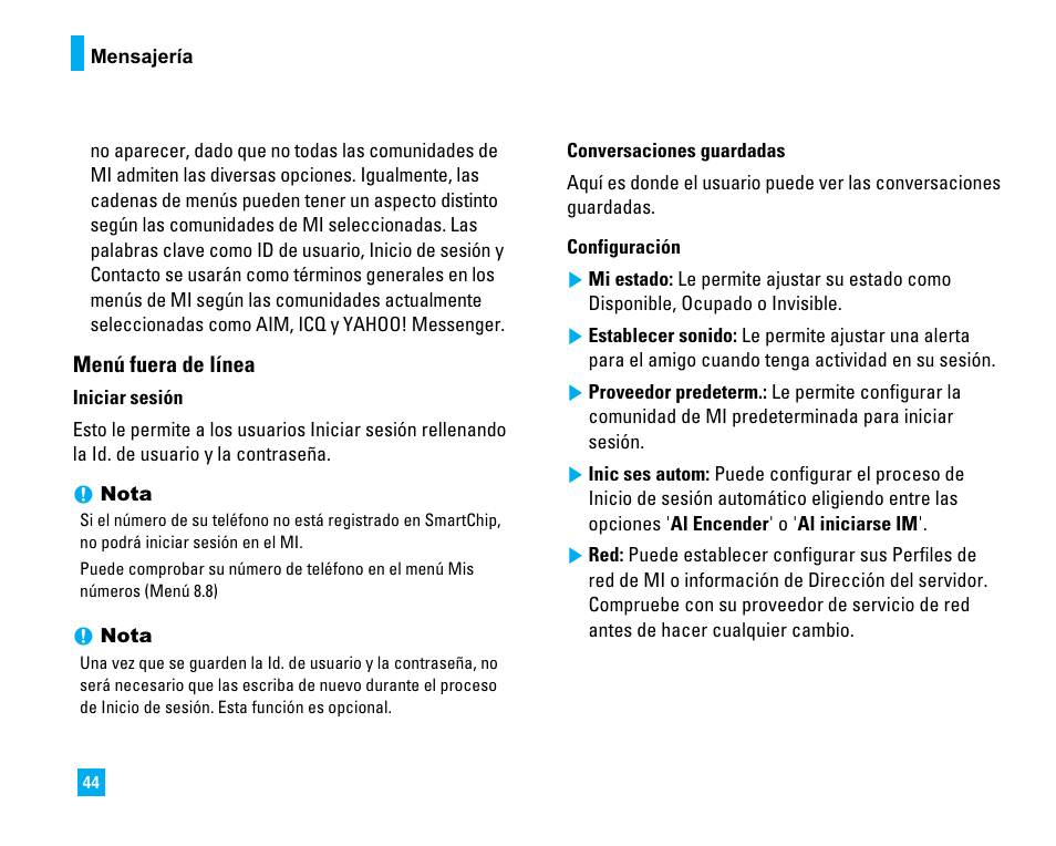 LG CU500 User Manual | Page 150 / 218