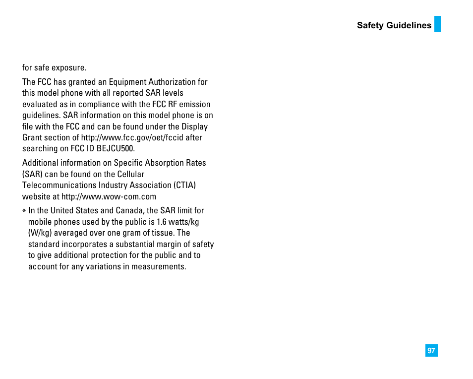 LG CU500 User Manual | Page 99 / 218
