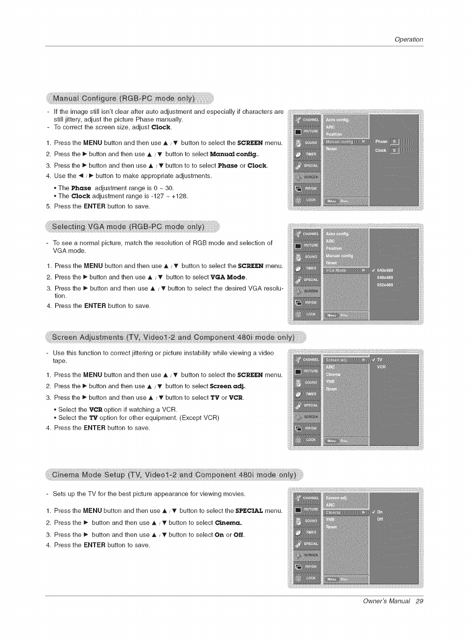 LG RU-42PX10C User Manual | Page 29 / 44