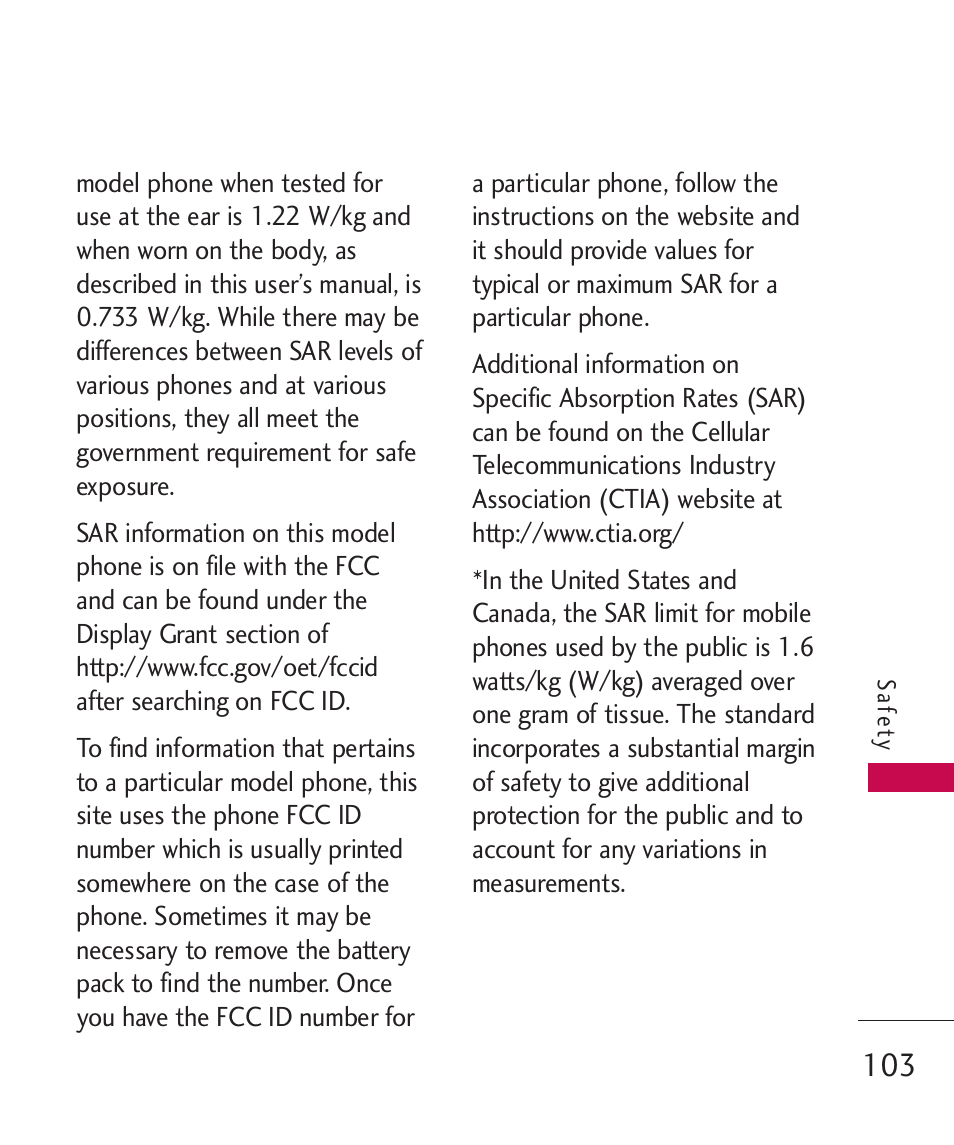LG 260 User Manual | Page 105 / 240