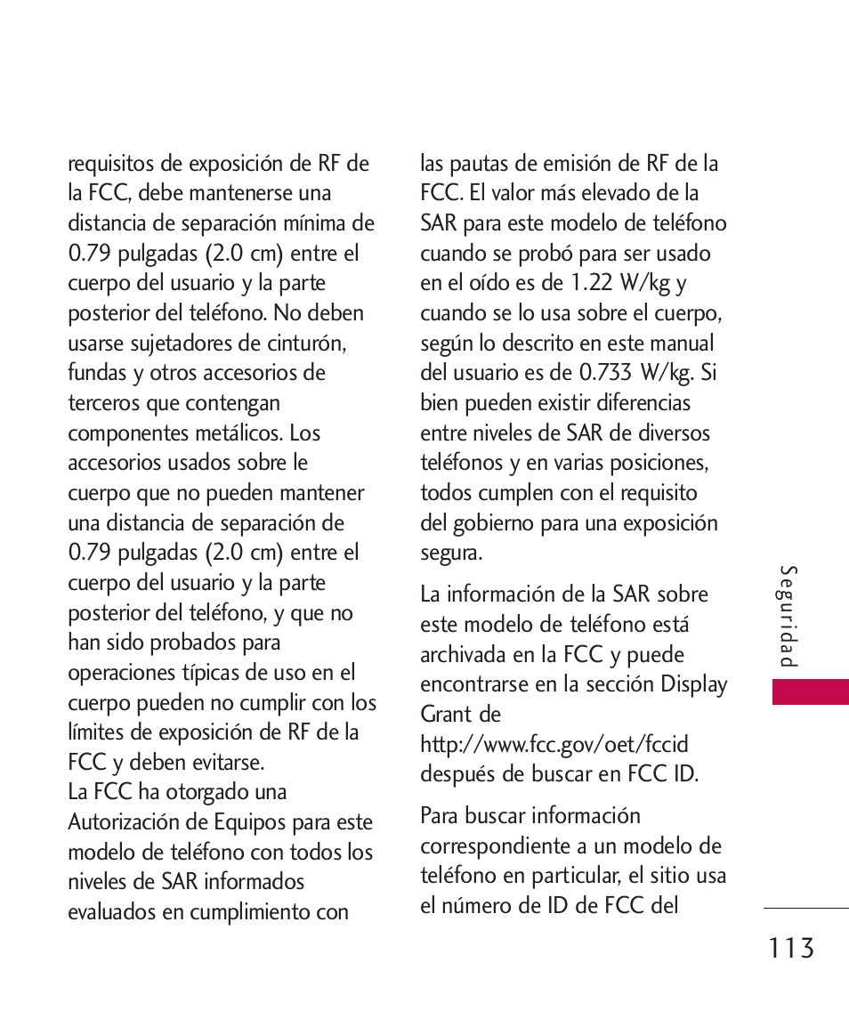 LG 260 User Manual | Page 228 / 240