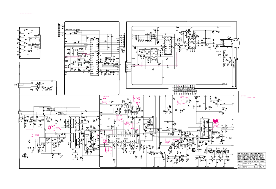 Schematic diagram | LG 773N User Manual | Page 34 / 36