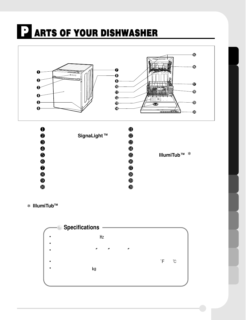 LG LDF8812WW User Manual | Page 7 / 44