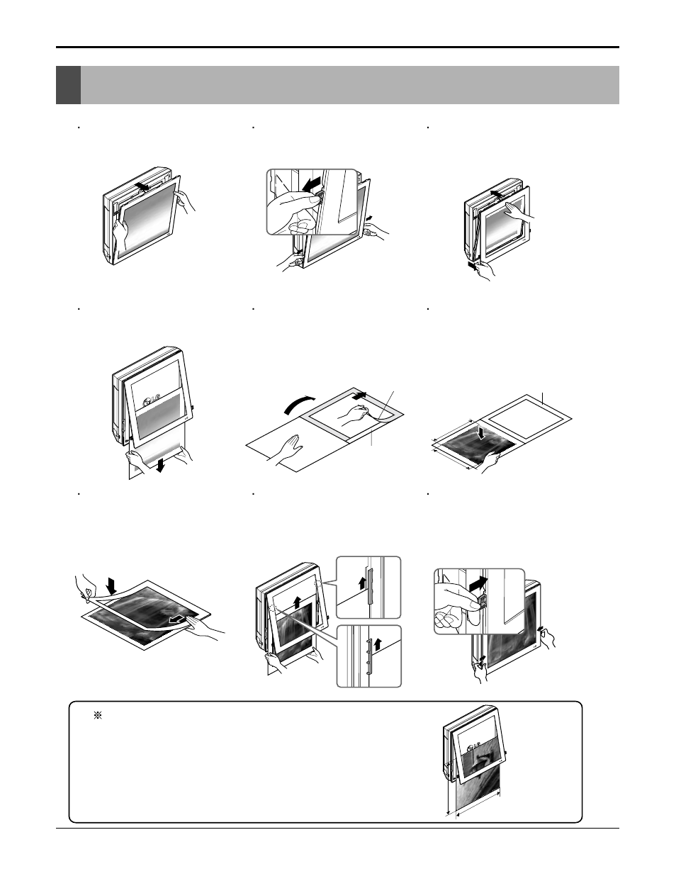 How to replace picture & photograph | LG LA120CPI User Manual | Page 35 / 76