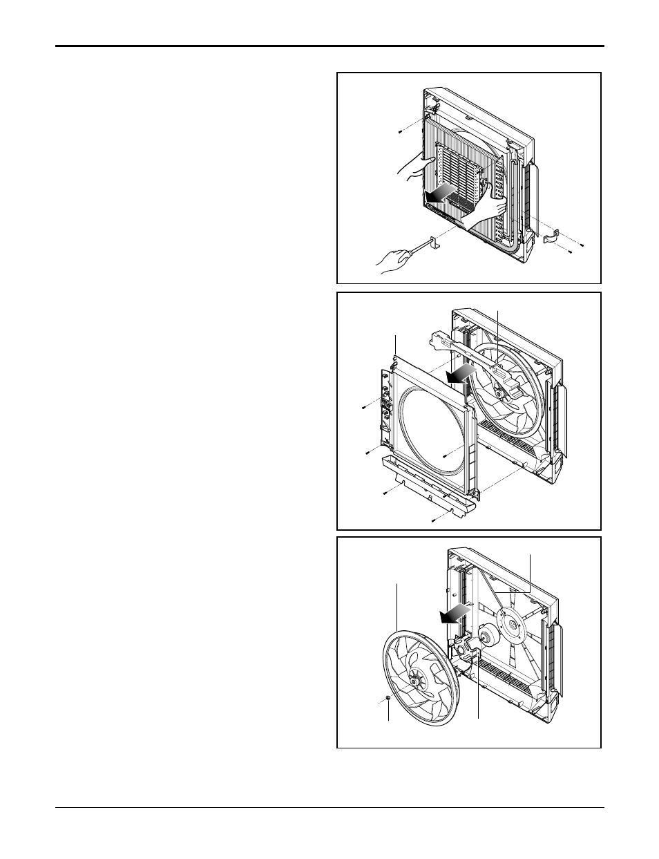 46 room air conditioner disassembly | LG LA120CPI User Manual | Page 46 / 76
