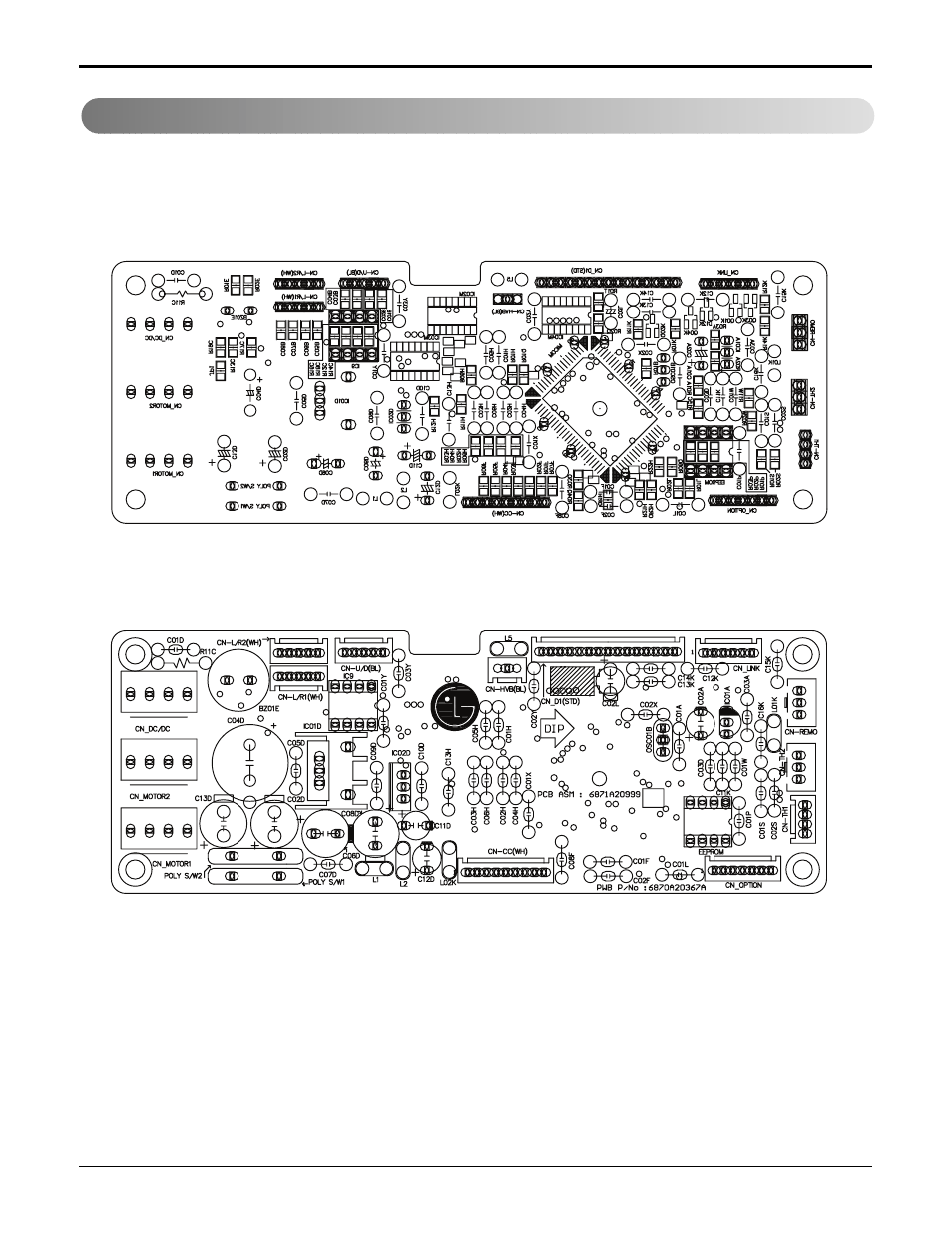 Indoor unit p.w.b. assembly | LG LA120CPI User Manual | Page 49 / 76