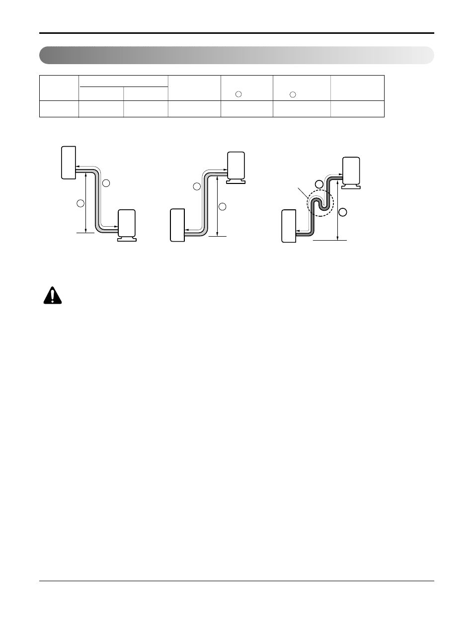 Piping length and elevation | LG LA120CPI User Manual | Page 55 / 76
