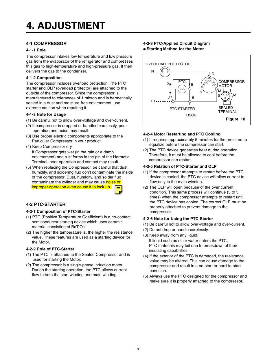 Adjustment | LG LRTN22310 User Manual | Page 7 / 30