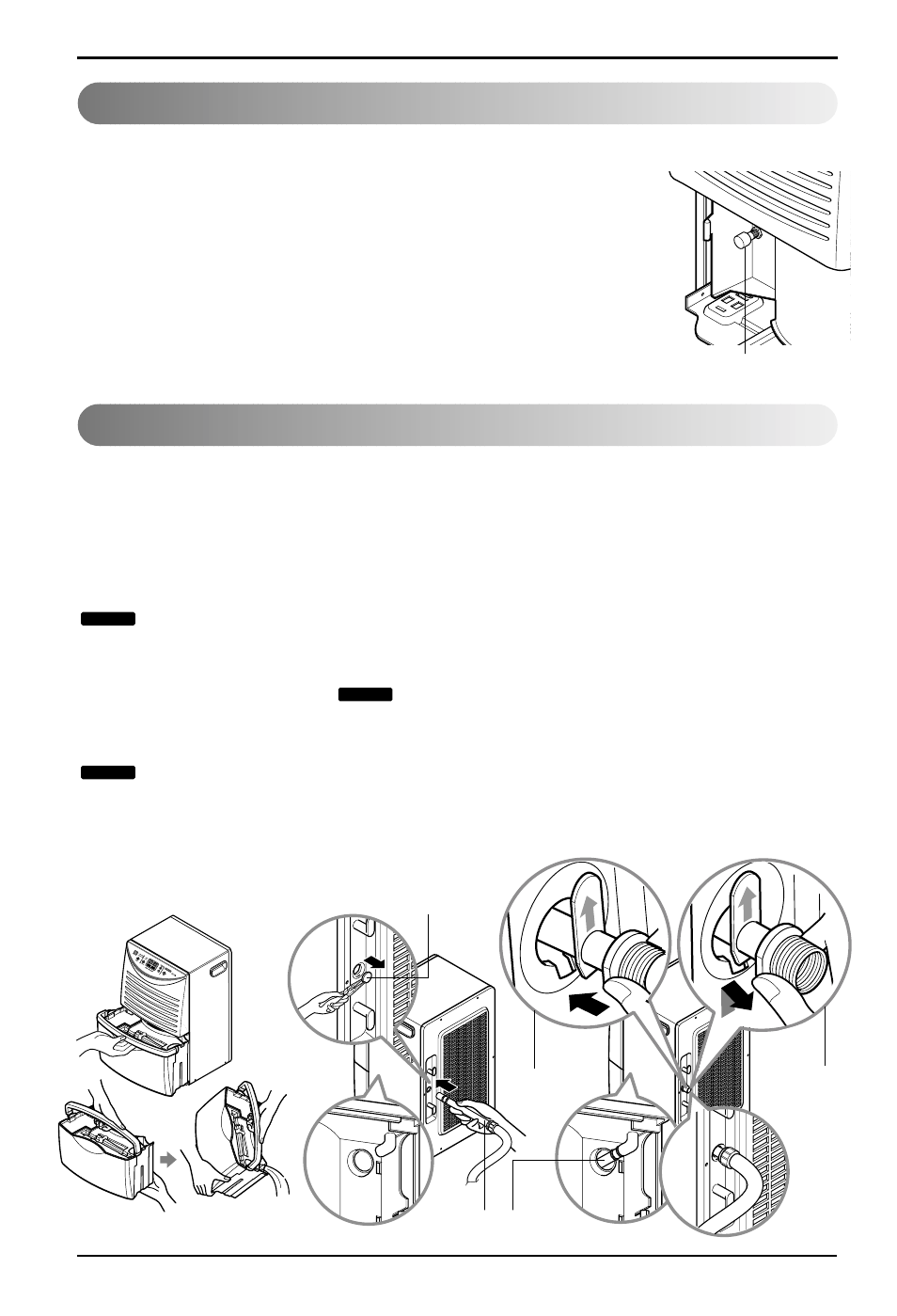 Apagado automático eliminación del agua almacenada | LG LHD65EBL User Manual | Page 26 / 32