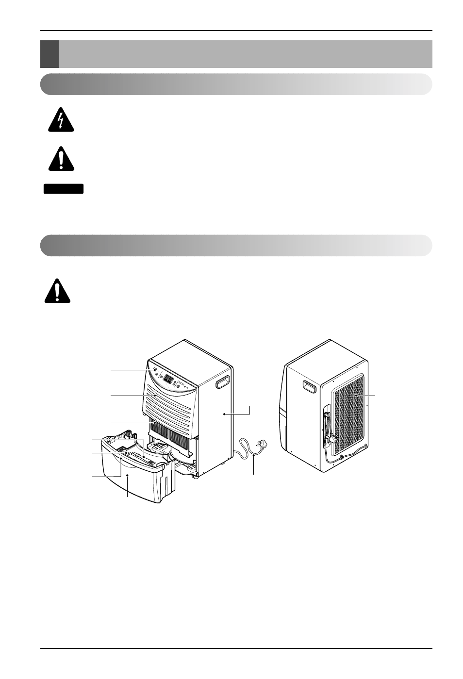 Instruction, Features symbols used in this manual | LG LHD65EBL User Manual | Page 8 / 32