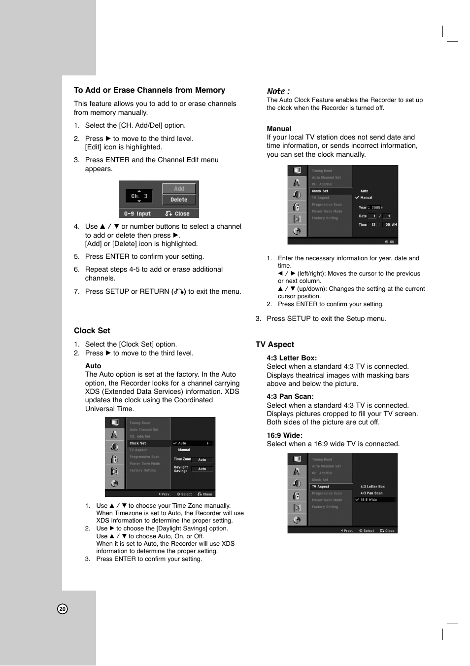 LG LRY-517 User Manual | Page 20 / 62