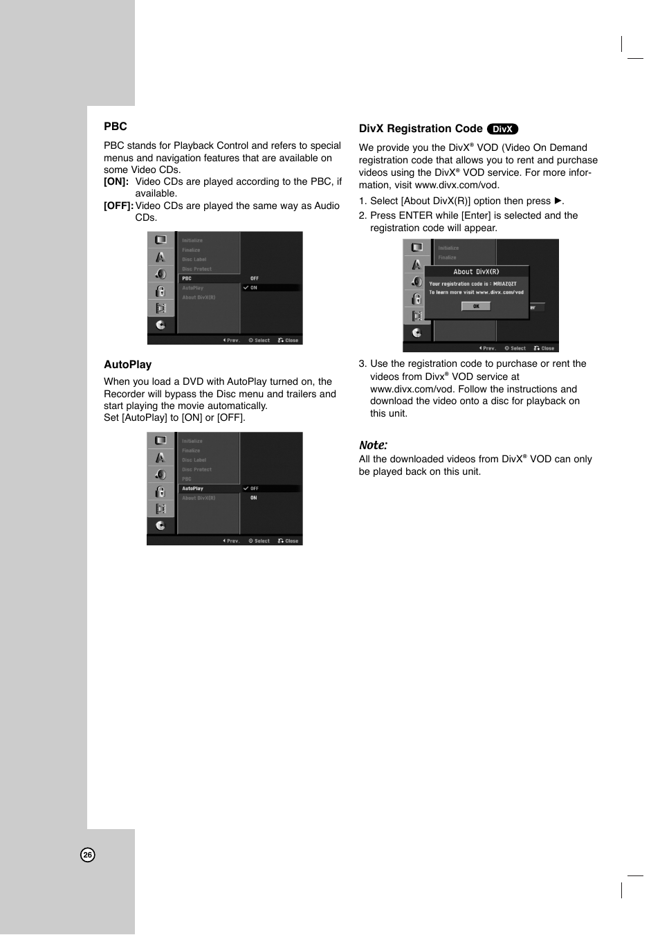 LG LRY-517 User Manual | Page 26 / 62