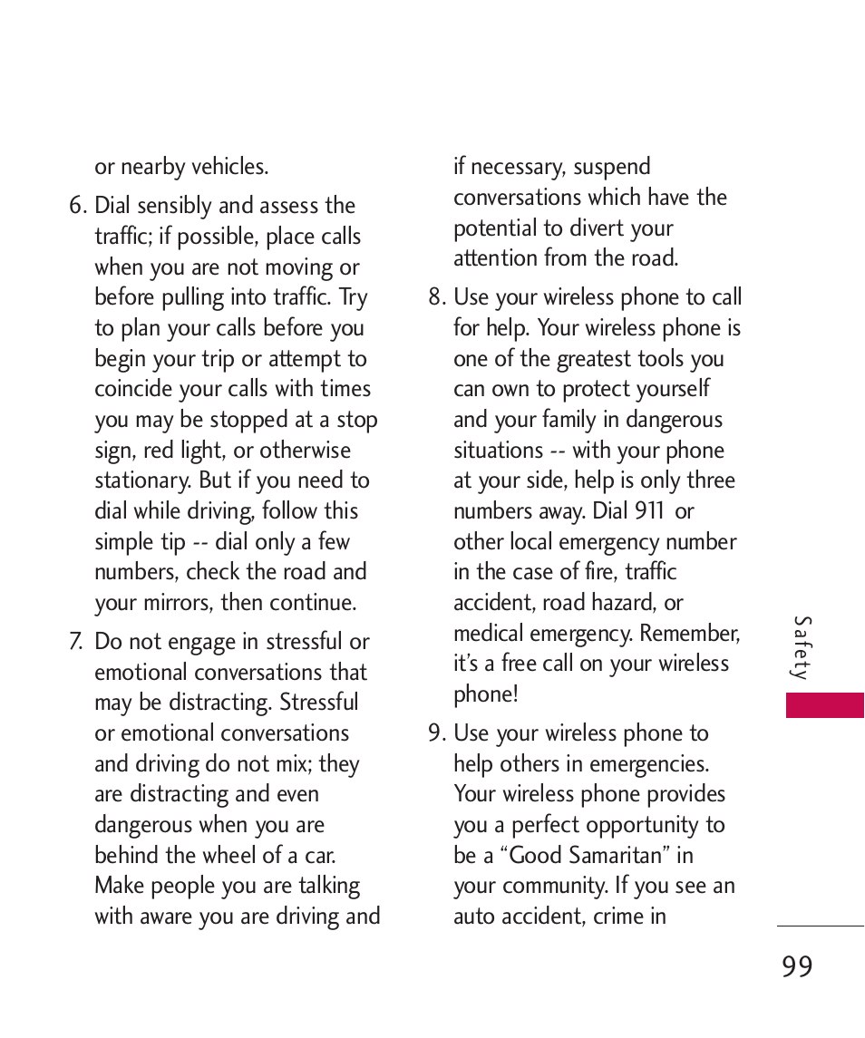 LG AX260 User Manual | Page 101 / 115