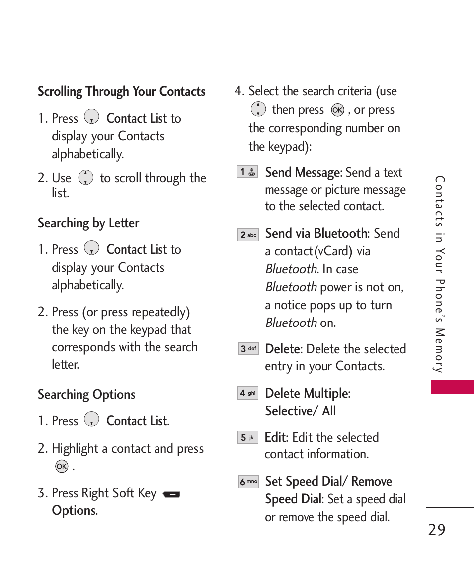 LG AX260 User Manual | Page 31 / 115