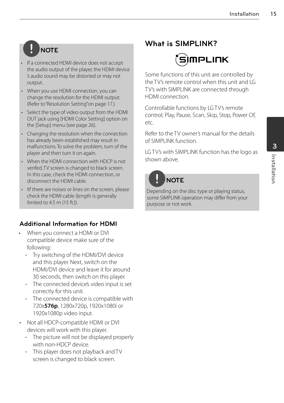 What is simplink | LG BD678N User Manual | Page 15 / 72