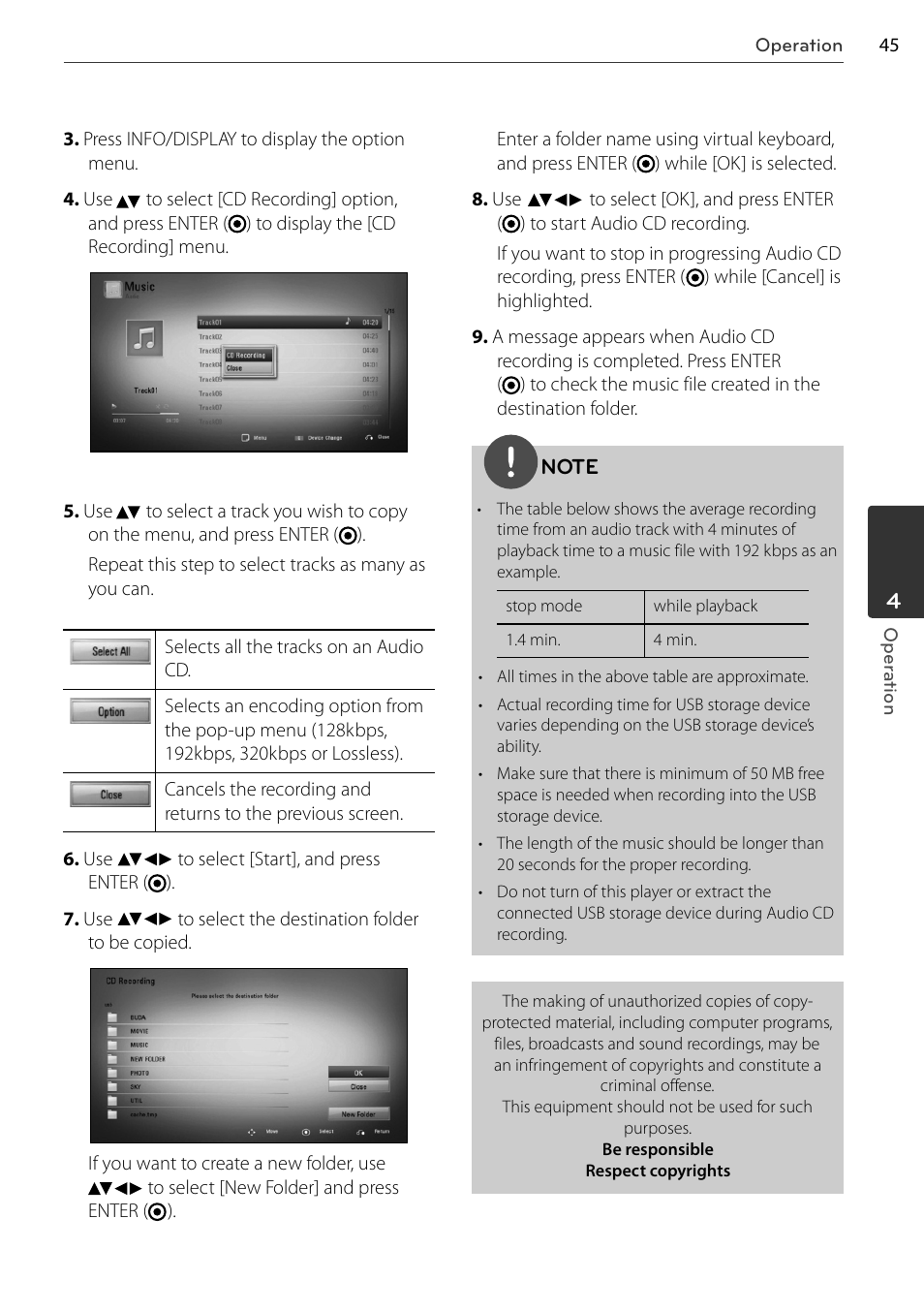 LG BD678N User Manual | Page 45 / 72