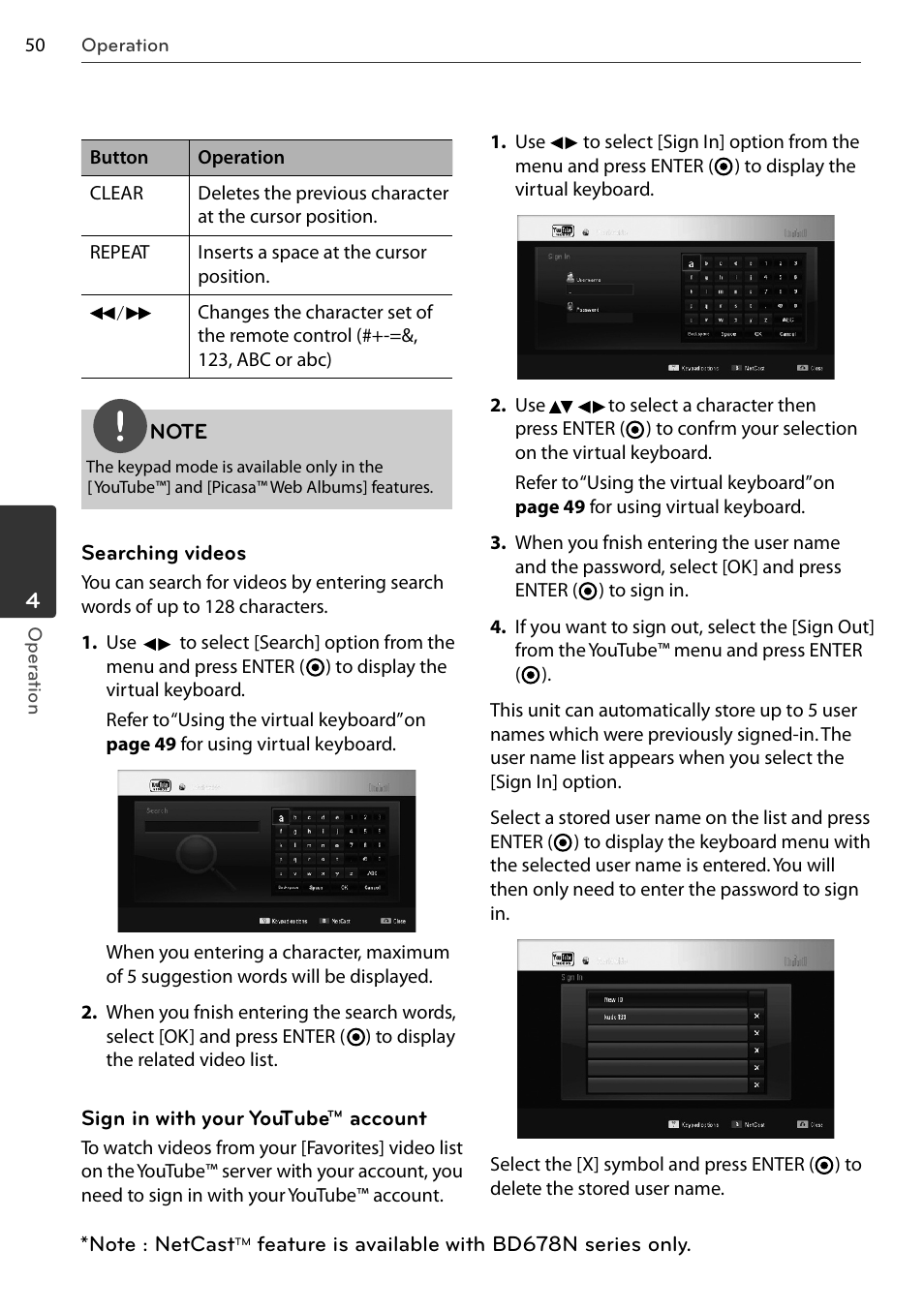 LG BD678N User Manual | Page 50 / 72