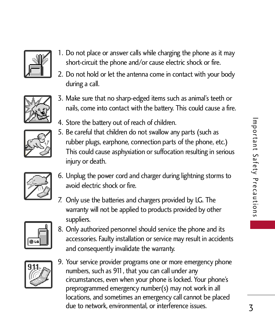 LG 300 User Manual | Page 5 / 226