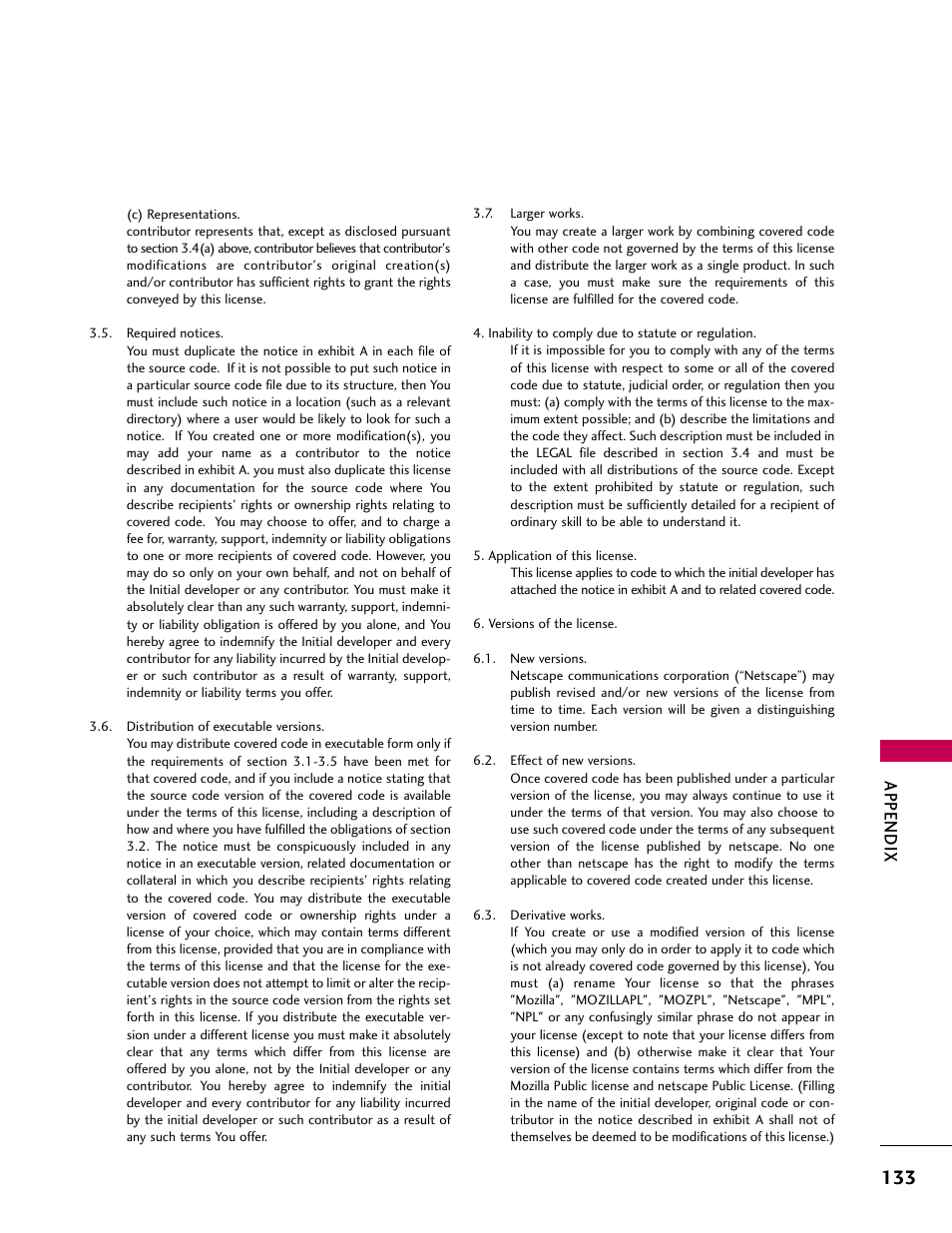 LG 32CL40 User Manual | Page 133 / 136
