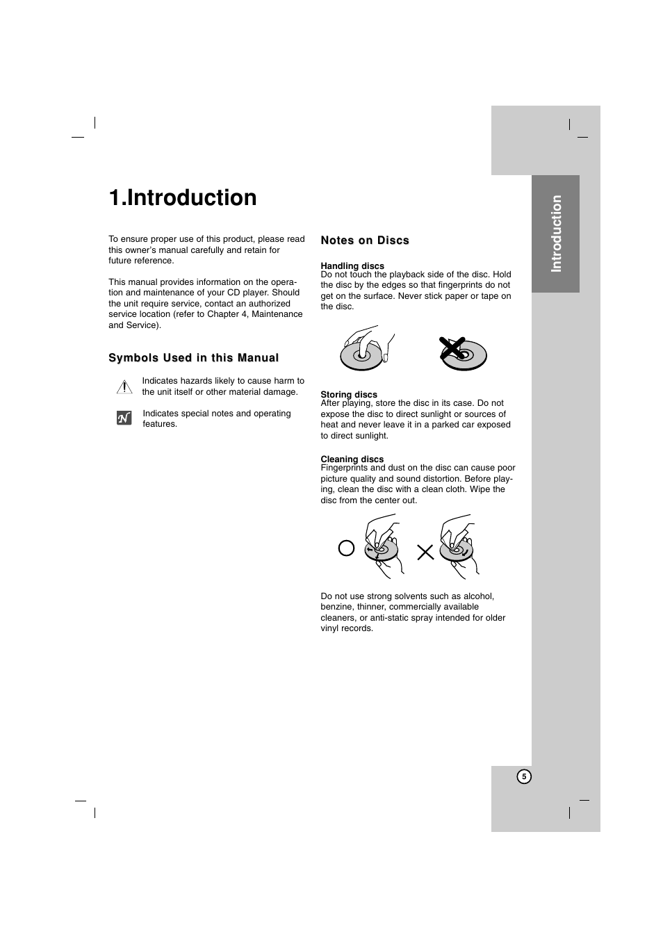 Introduction | LG LFS-U850 User Manual | Page 5 / 19