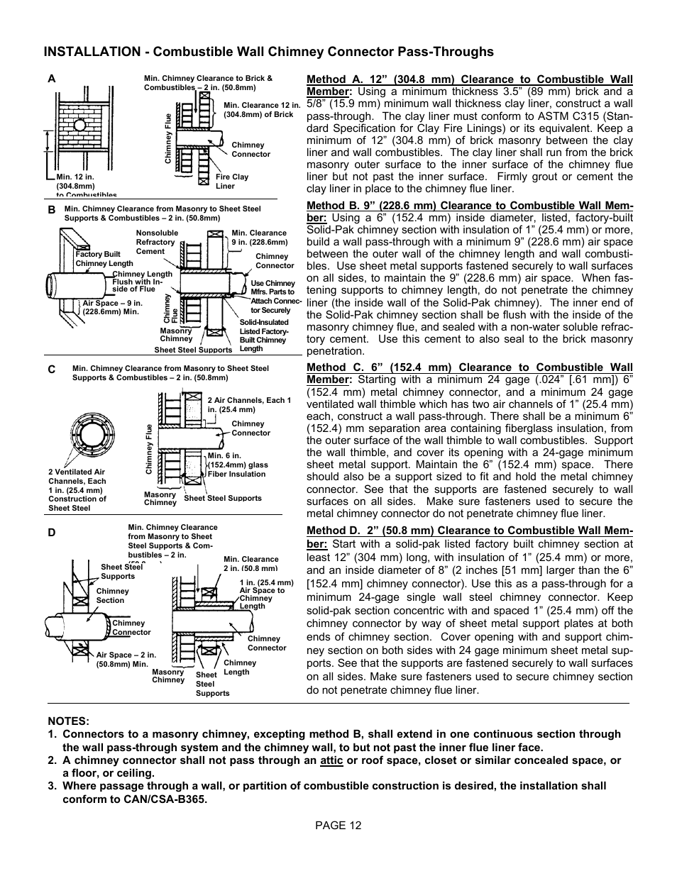 Lennox Hearth EARTHSTOVE 1400HT User Manual | Page 12 / 26