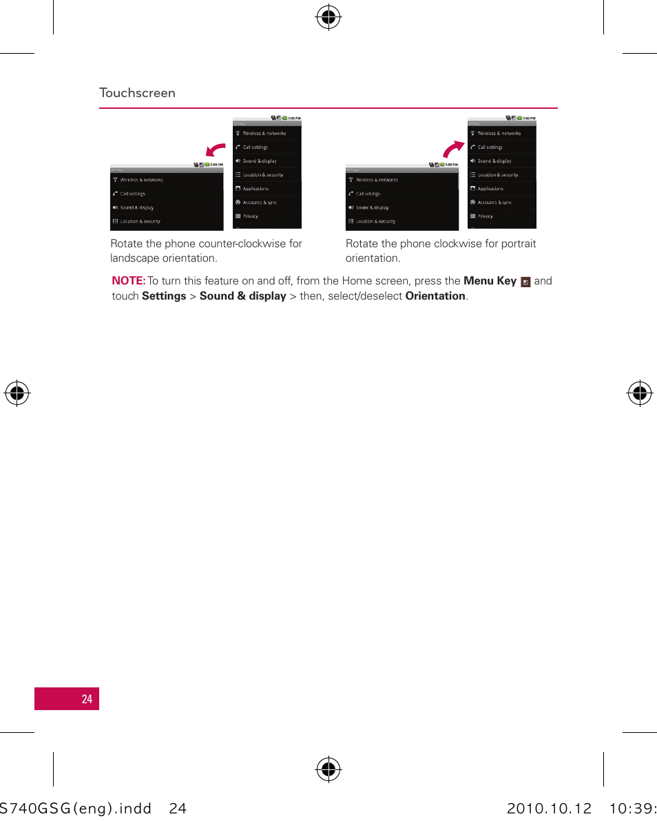 LG Apex User Manual | Page 27 / 80