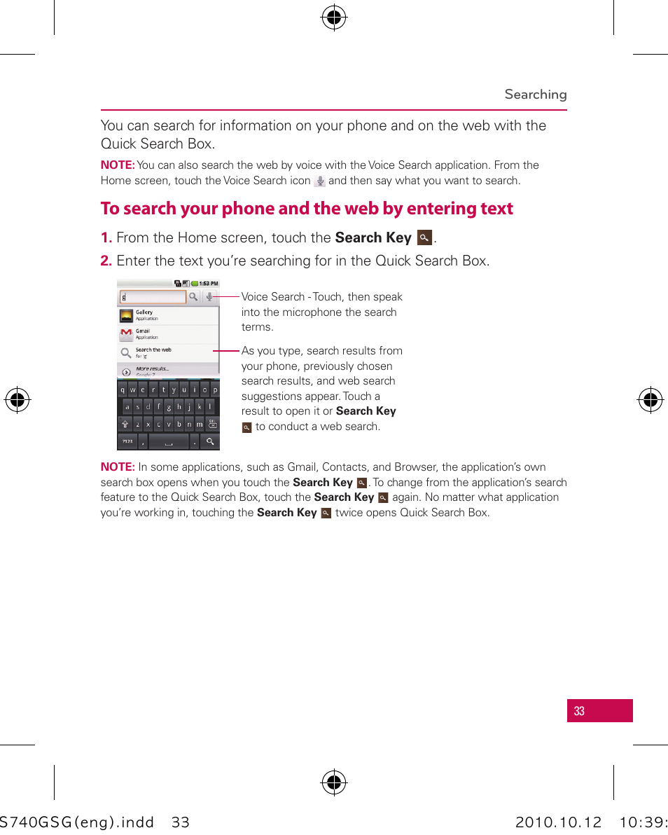 LG Apex User Manual | Page 36 / 80