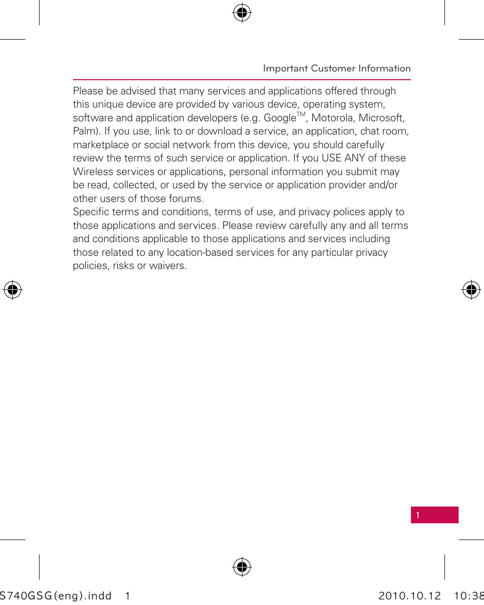 LG Apex User Manual | Page 4 / 80